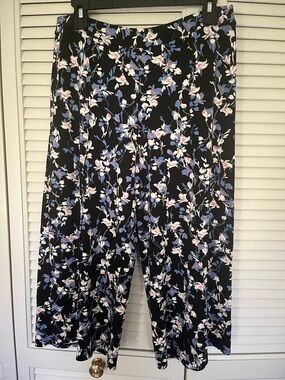 J jill crop wide leg pants